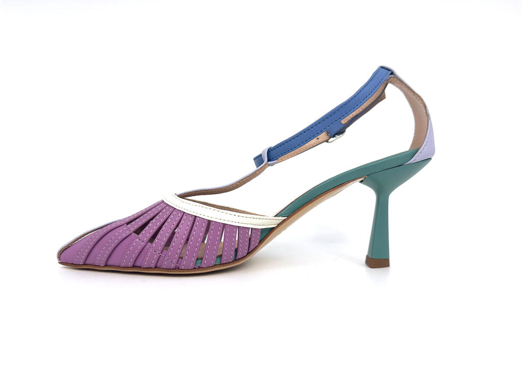 Kim Lilac Slingback Women's Sandals