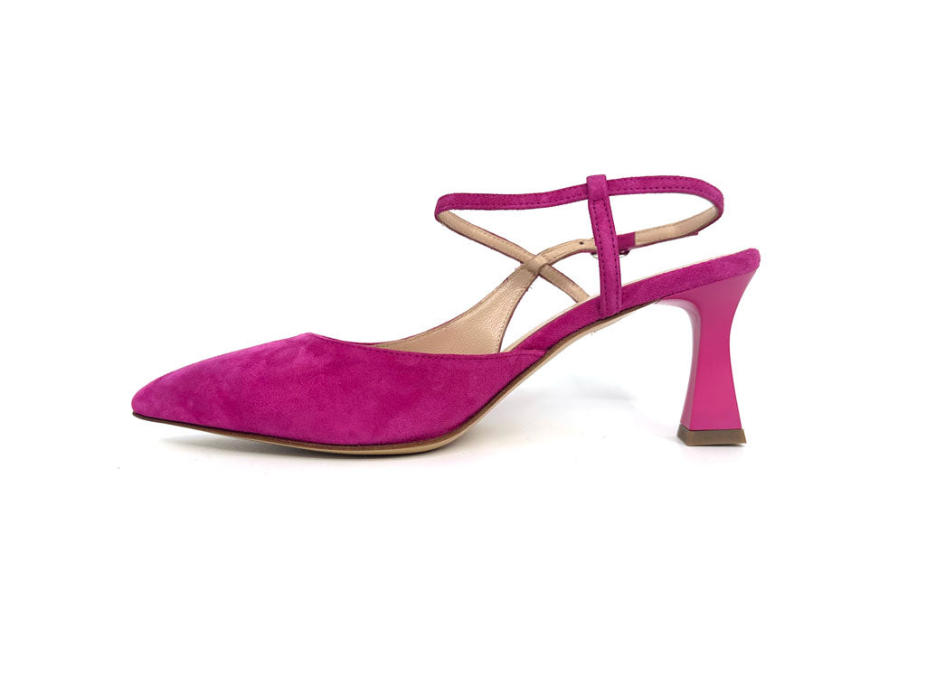 Paris Fucsia Slingback Pumps