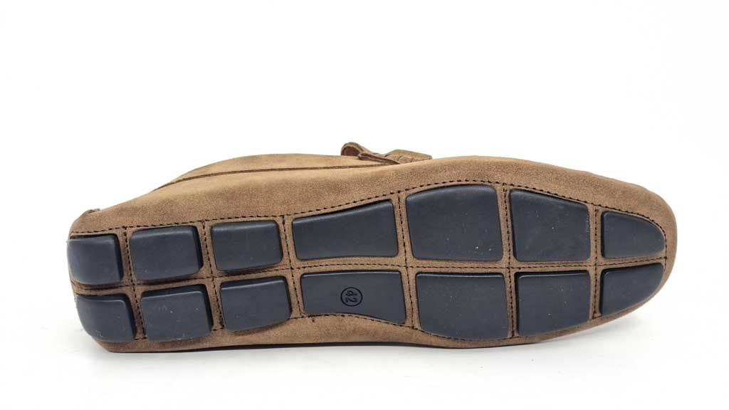 Caesar Beige Leather Men's Loafers