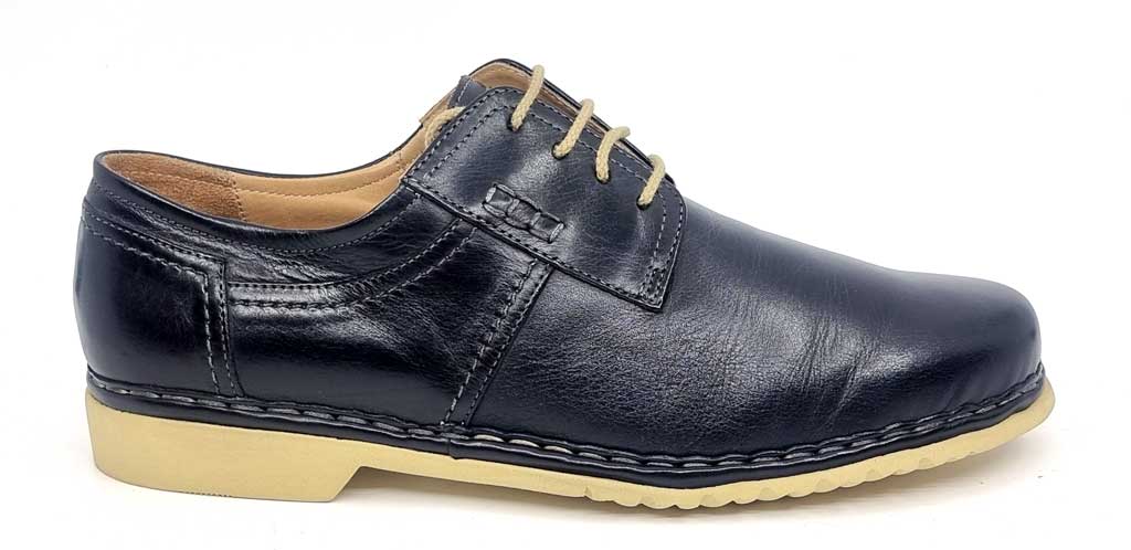 Troy Black Men's Derby Shoes