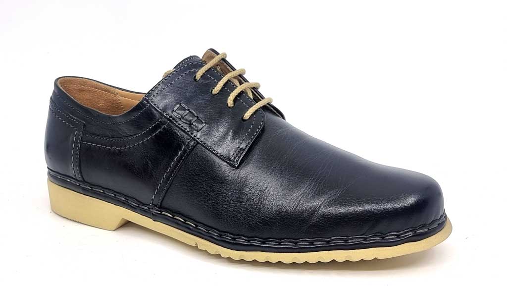 Troy Black Men's Derby Shoes