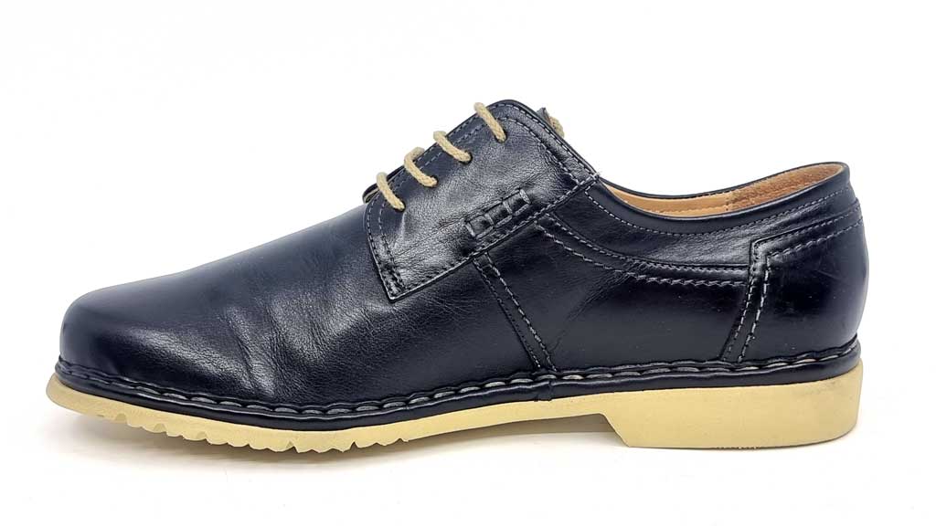 Troy Black Men's Derby Shoes