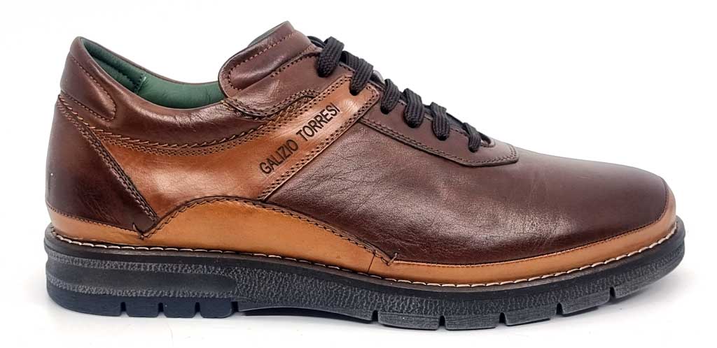 Andrew Brown Men's Leather Sneakers
