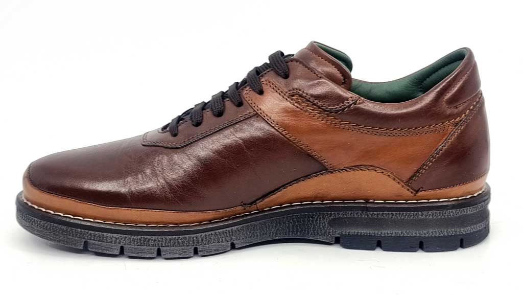Andrew Brown Men's Leather Sneakers