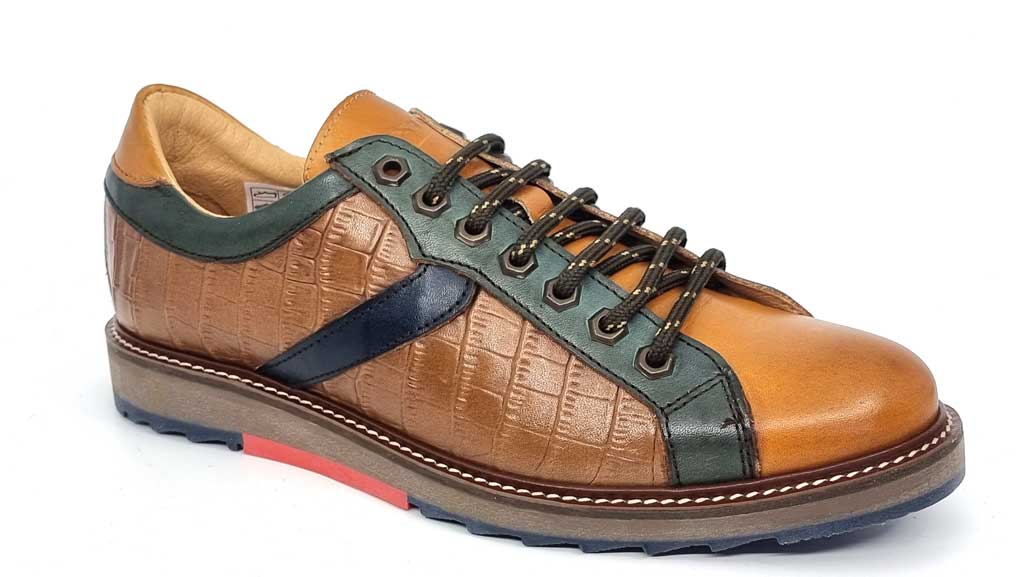 Apollo Tan Men's Leather Sneakers