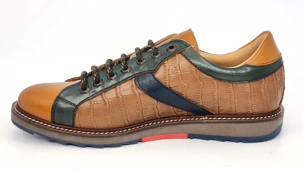 Apollo Tan Men's Leather Sneakers