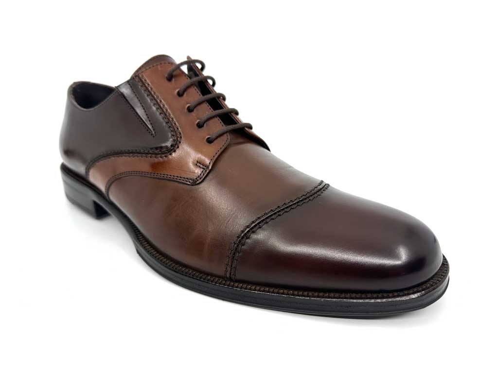 Christian Dark Brown Men's Derby Shoes