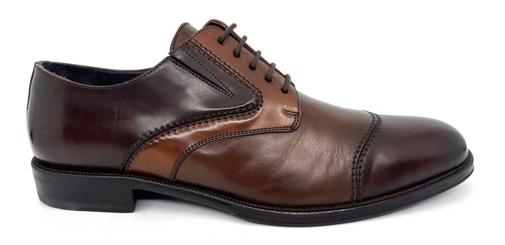 Christian Dark Brown Men's Derby Shoes