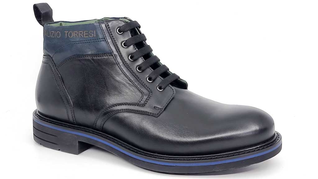 Gary Black Men's Lace-Up Boots