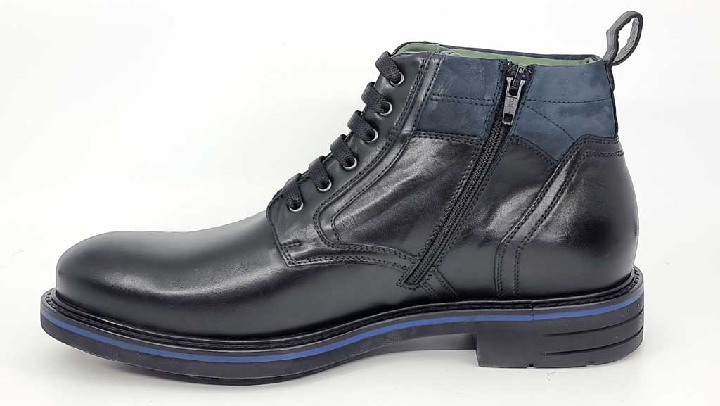 Gary Black Men's Lace-Up Boots