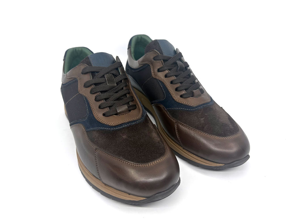 Henry Brown Leather Sneakers