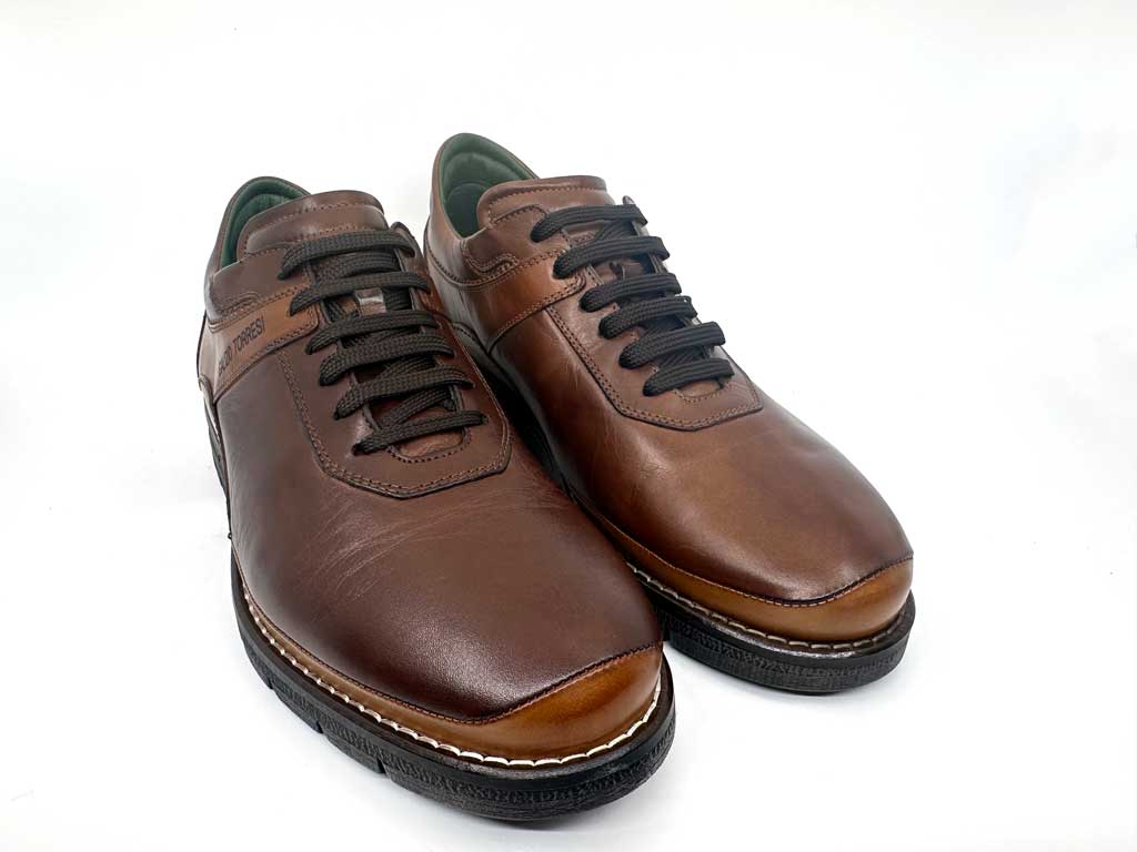 Andrew Brown Men's Leather Sneakers