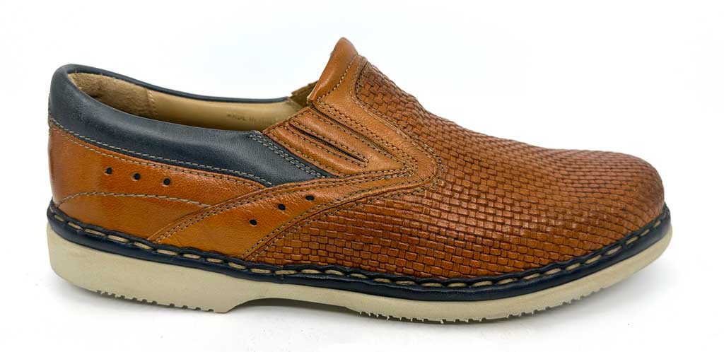 Hudson Tan Men's Leather Driver Shoes