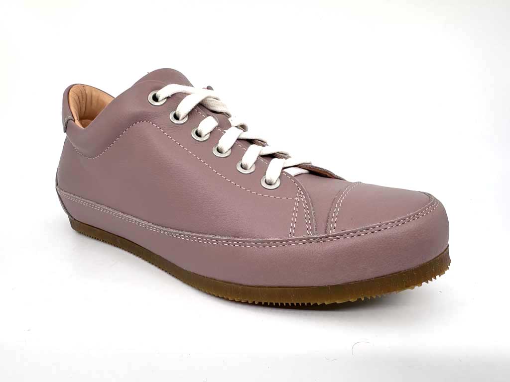 Nastaha Tortora Grey Women's Leather Sneakers