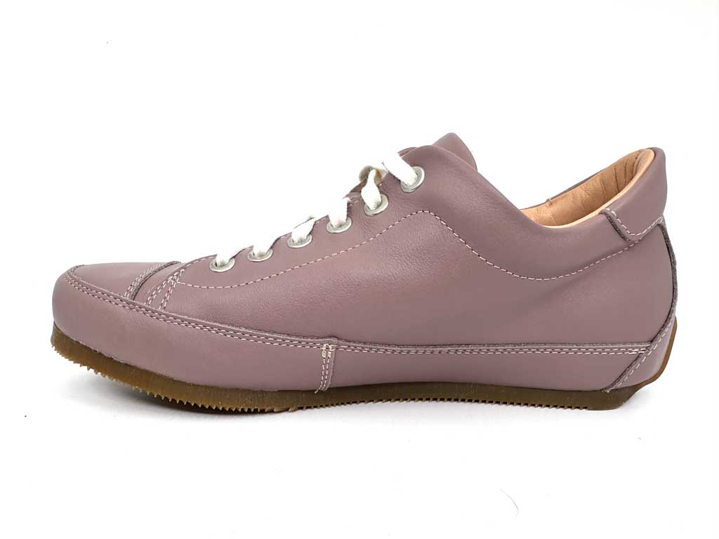 Nastaha Tortora Grey Women's Leather Sneakers