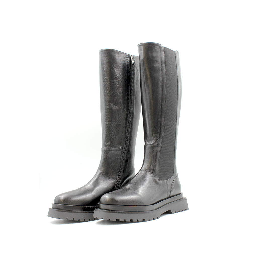 8097 Black Women's Knee High Boots