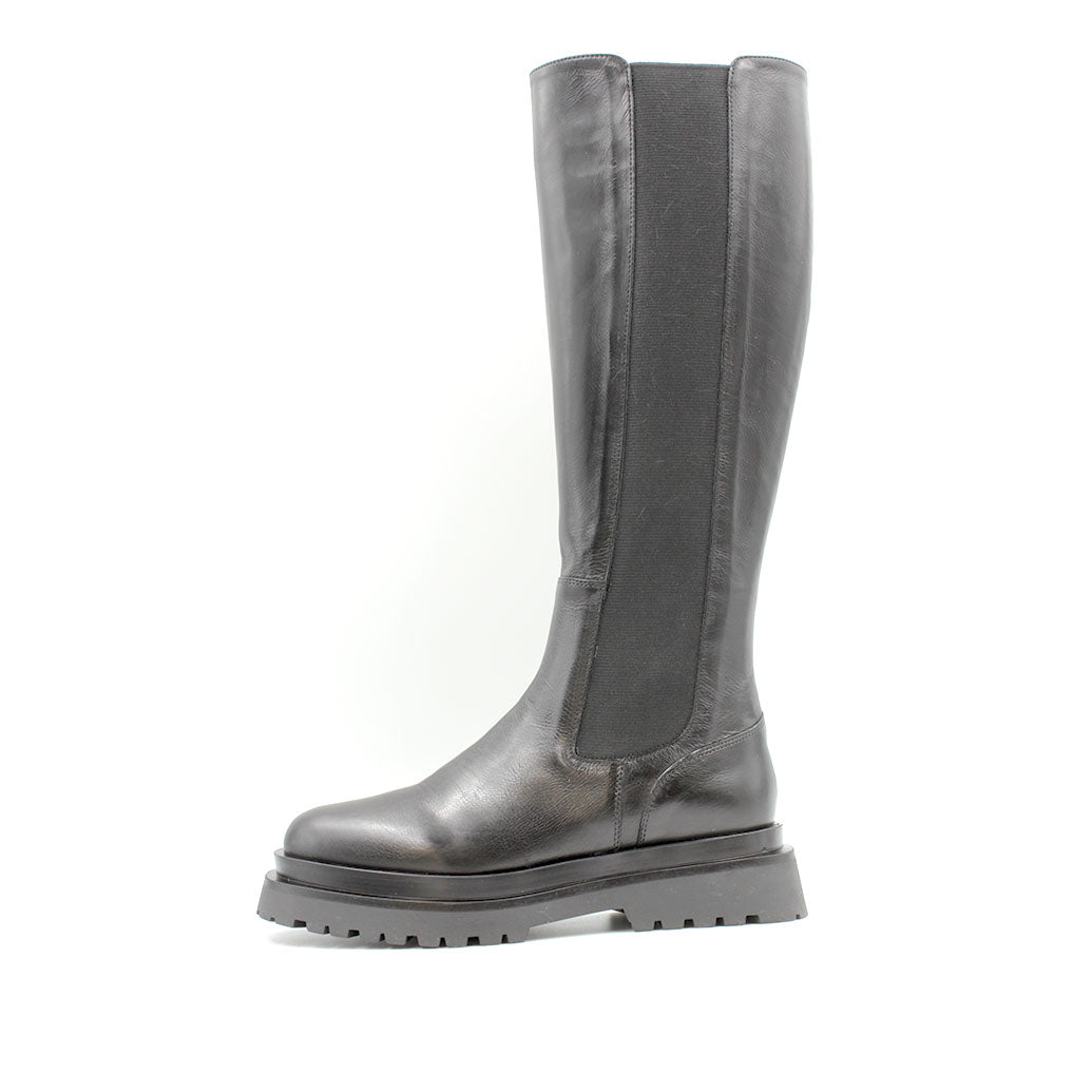 8097 Black Women's Knee High Boots