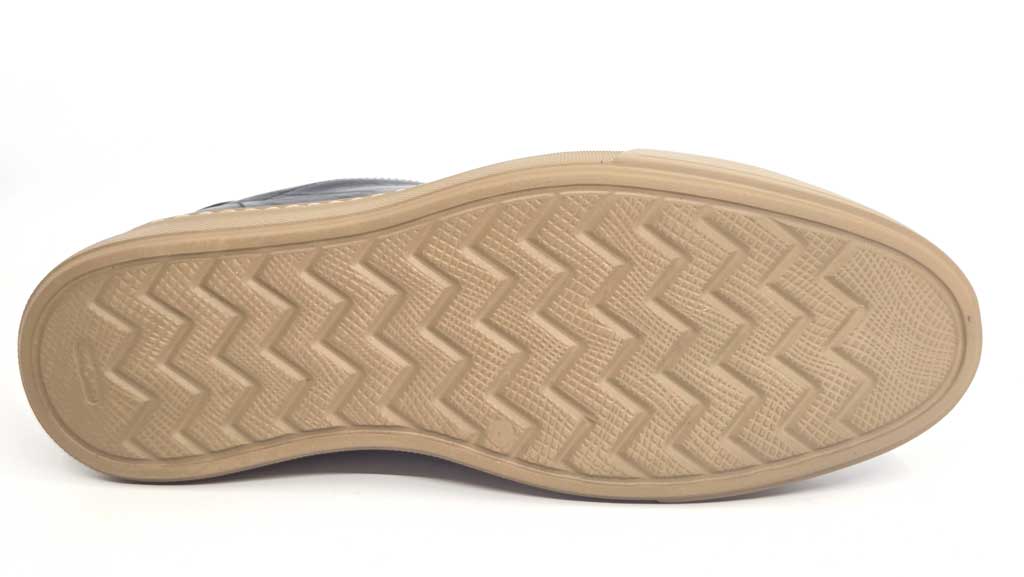 Eric Navy Leather Sneakers