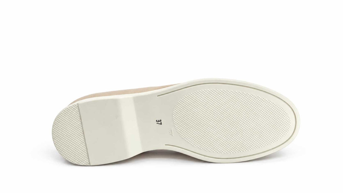 Diletta Cream Tassel Loafers