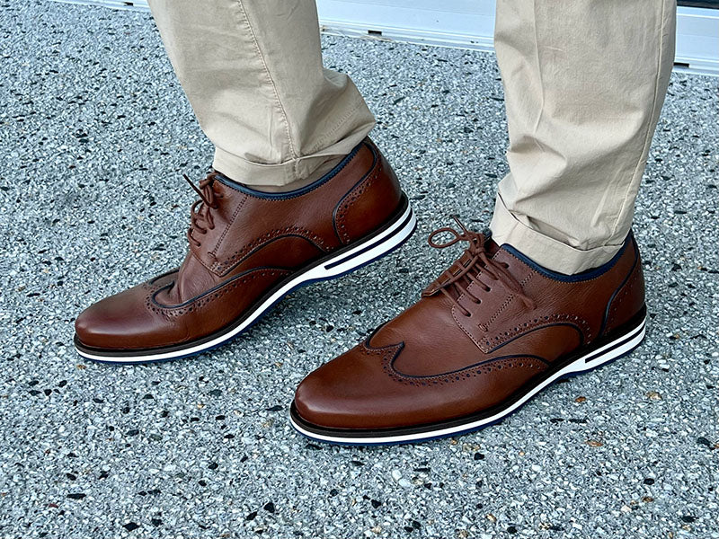 Brett Dark Brown Men's Leather Sneakers