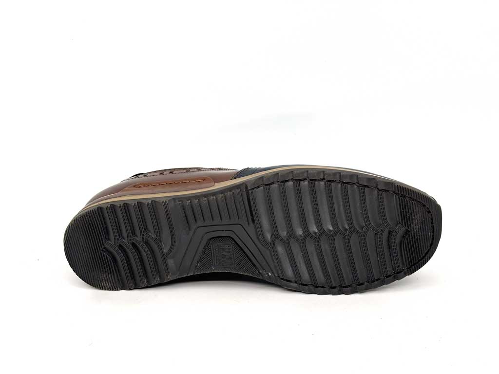 Daniel Blue Men's Leather Sneakers