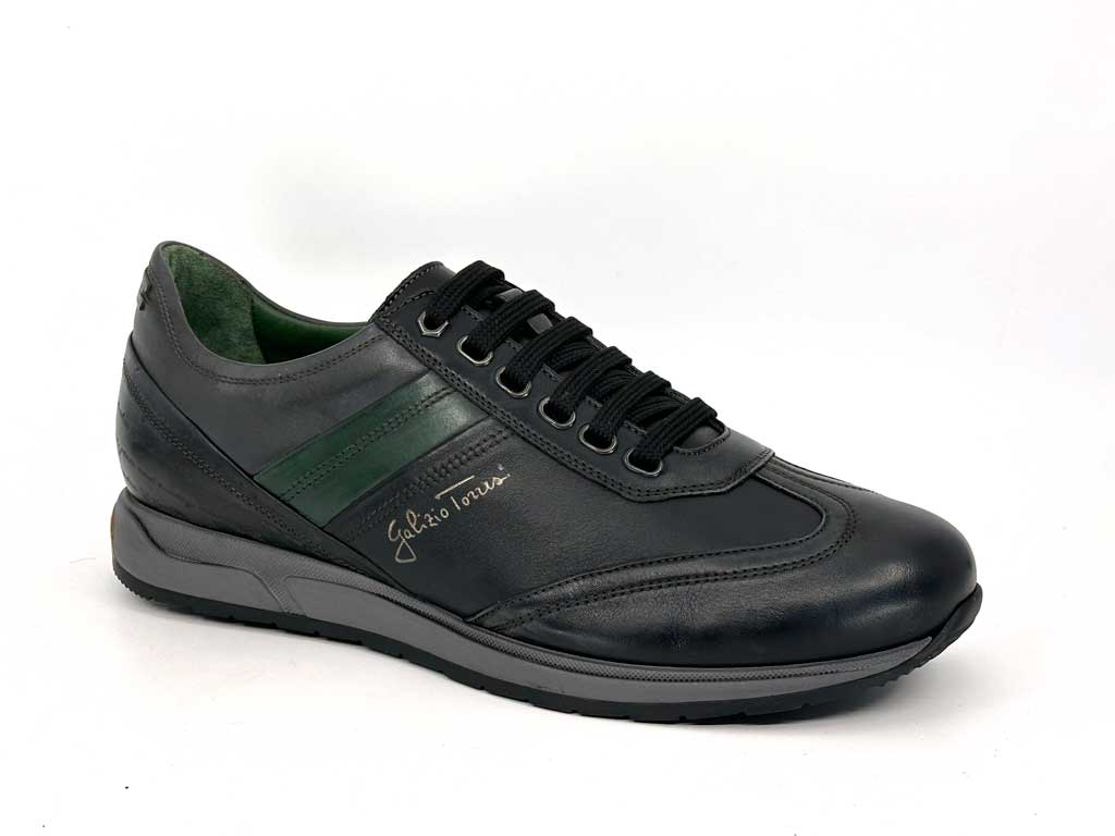 Blair Black Men's Leather Sneakers