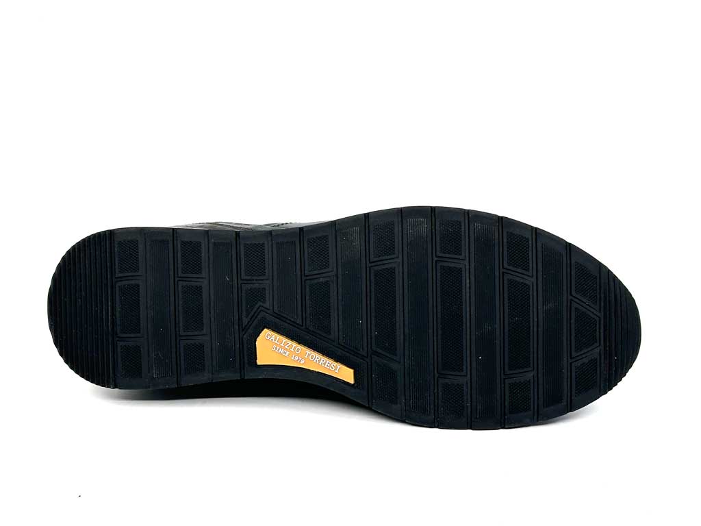 Blair Black Men's Leather Sneakers