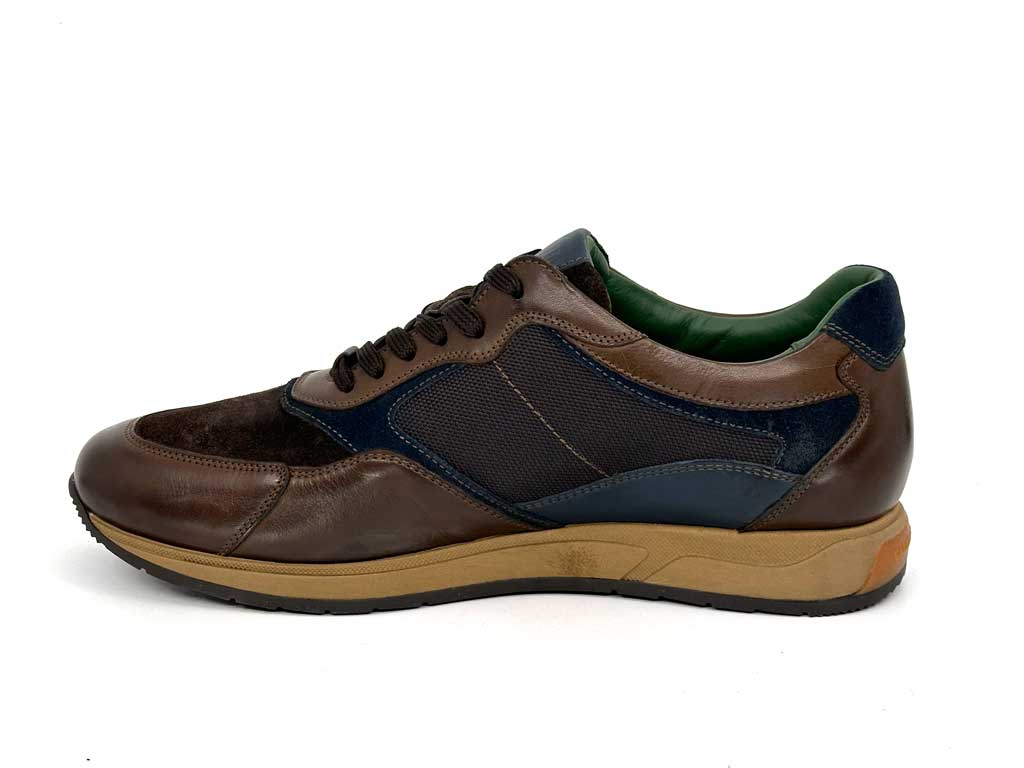 Henry Brown Leather Sneakers