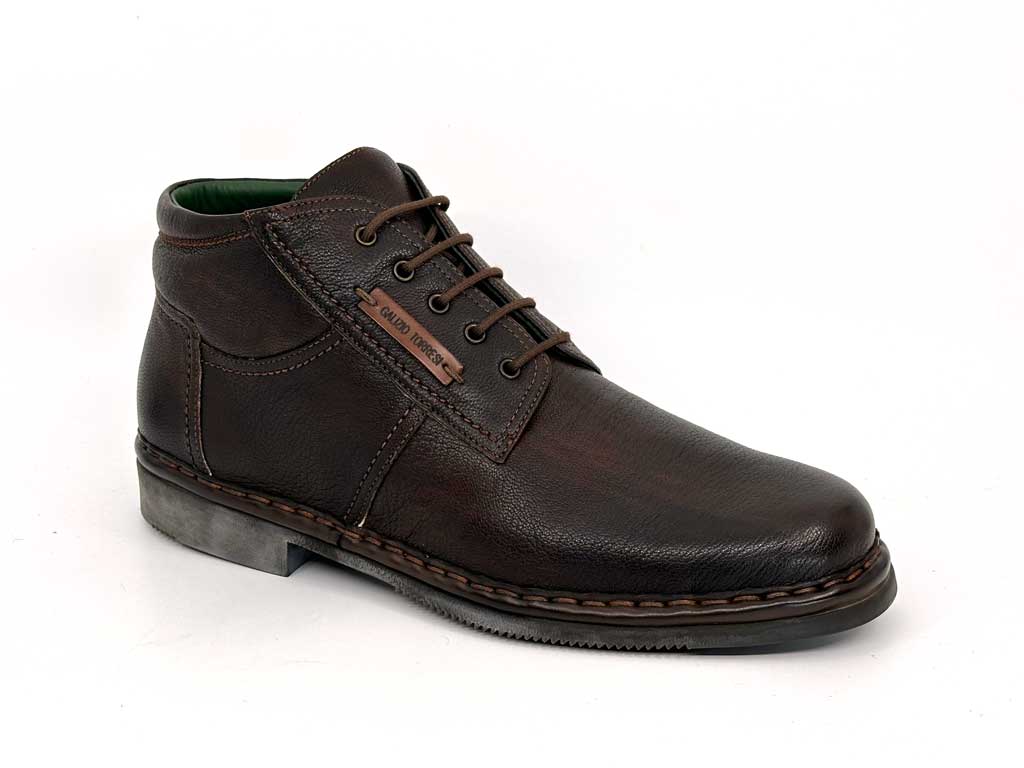Lukey Dark Brown Men's Lace-Up Boots