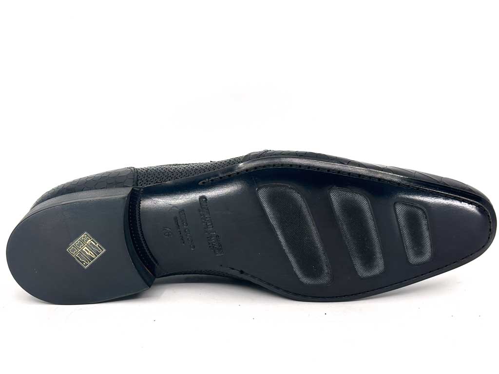 Martin Black Patent Slip on Leather Dress Shoes