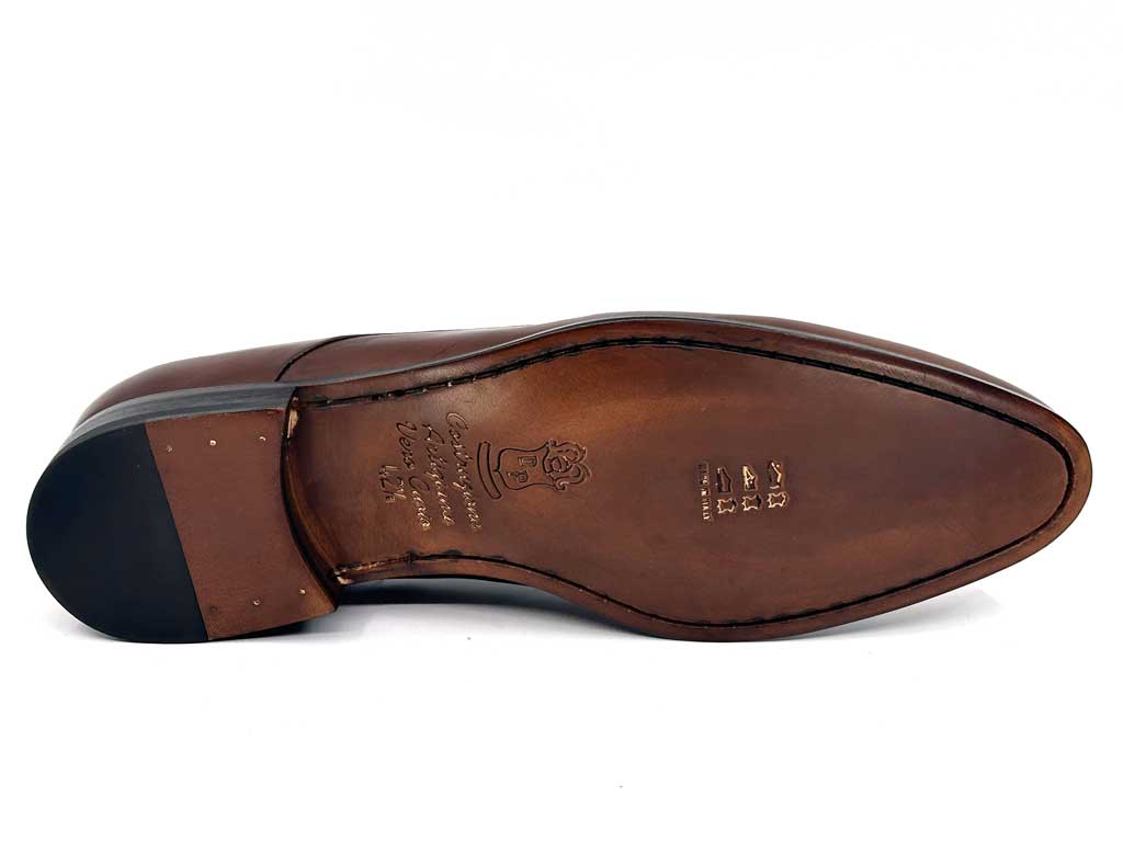 Calpierre Brown Mens Derby Dress Shoes