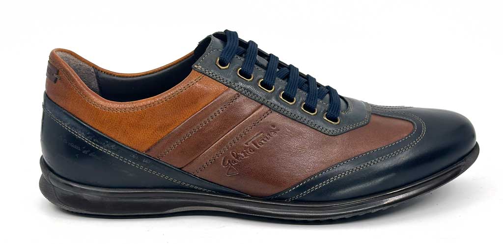 Malcom Black & Tan Men's Sneakers