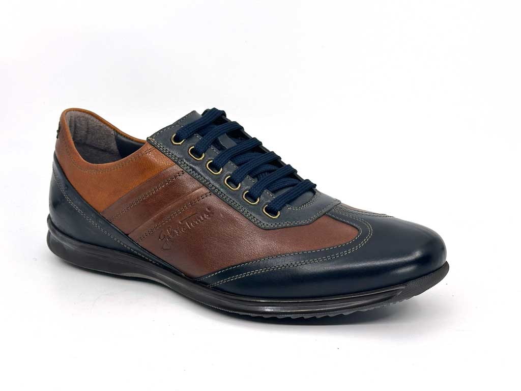 Malcom Black & Tan Men's Sneakers