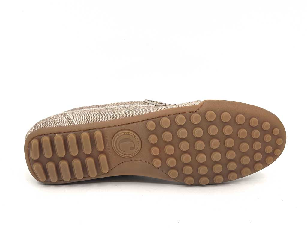 Beige Men's Leather Loafers