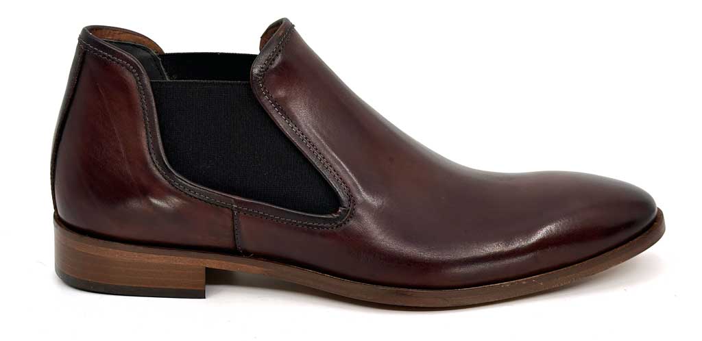Steven Brandy Brown Men's Low Cut Chelsea Boots