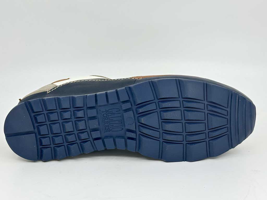 Leigh Ivory Men's Leather Sneakers