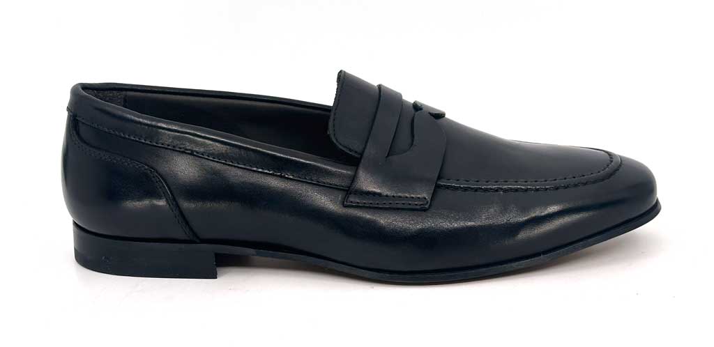 Samson Black Men's Penny Loafers