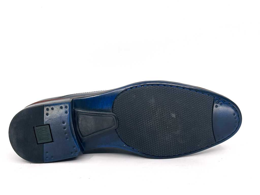 Simon Navy Men's Slip-On Dress Shoes