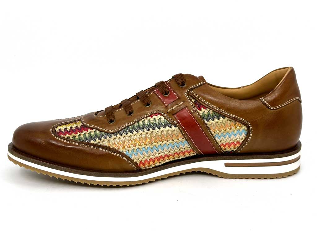 Luka Brown Men's Leather Sneakers