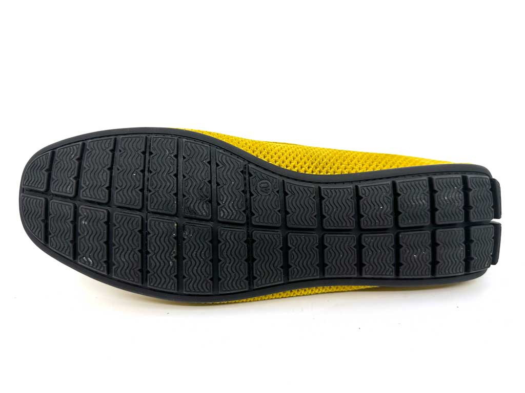 Samuel Yellow Men's Horsebit Driving Shoes