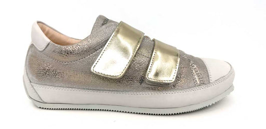 Juliet Silver Women's Leather Sneakers