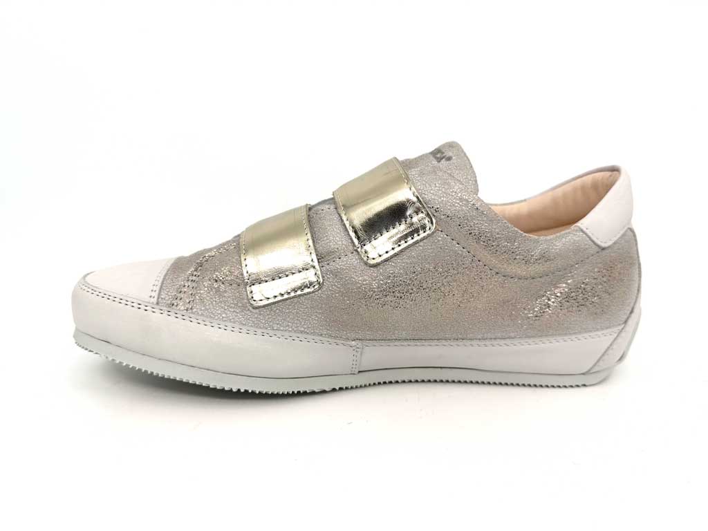 Juliet Silver Women's Leather Sneakers