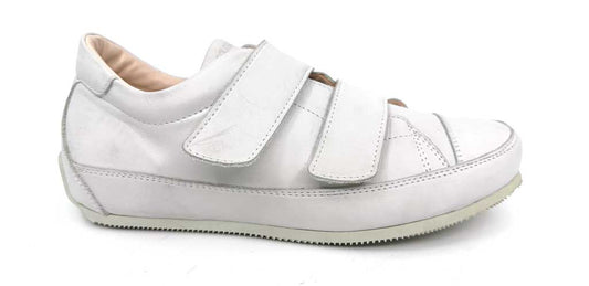 Juliet White Women's Leather Sneakers