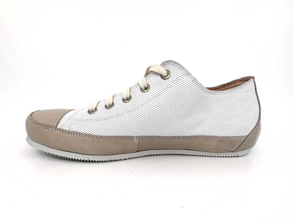 Bree White Women's Leather Sneakers