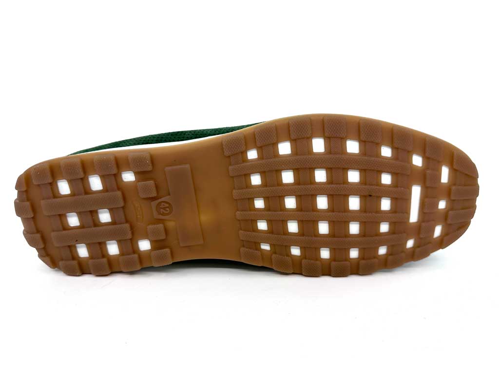 Green Suede Men's Loafers