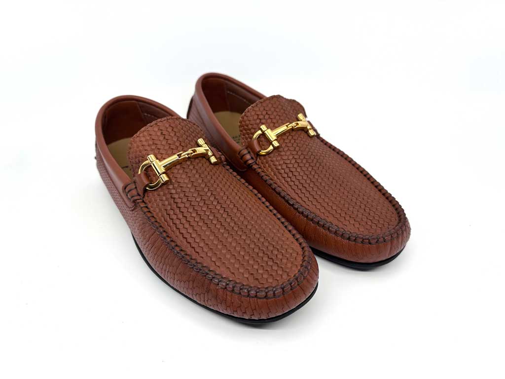 Angelo Tan Men's Horsebit Driving Shoes