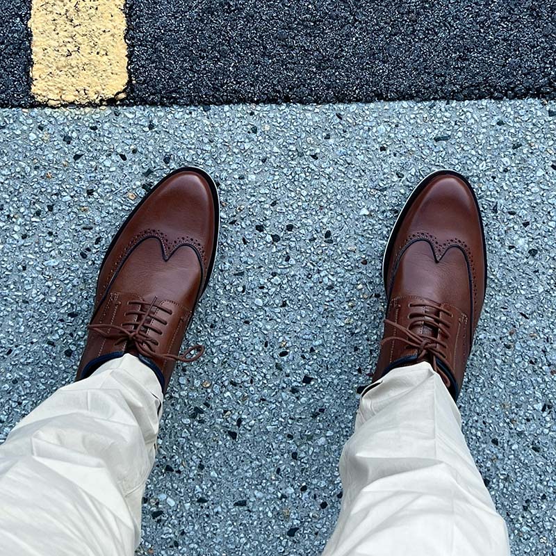 Brett Dark Brown Men's Leather Sneakers
