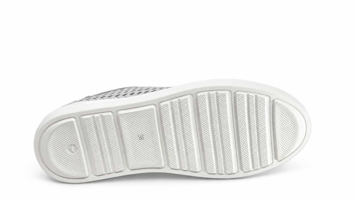 Georgina Light Grey Perforated Sneakers