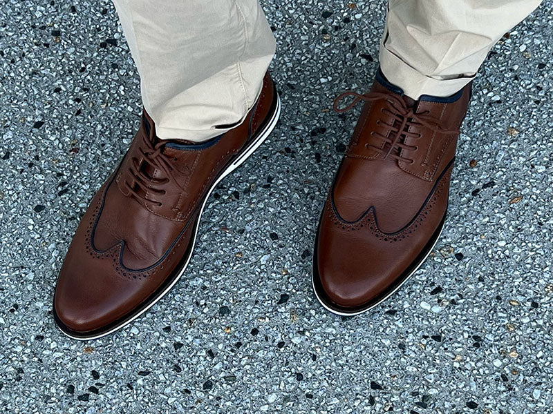 Brett Dark Brown Men's Leather Sneakers