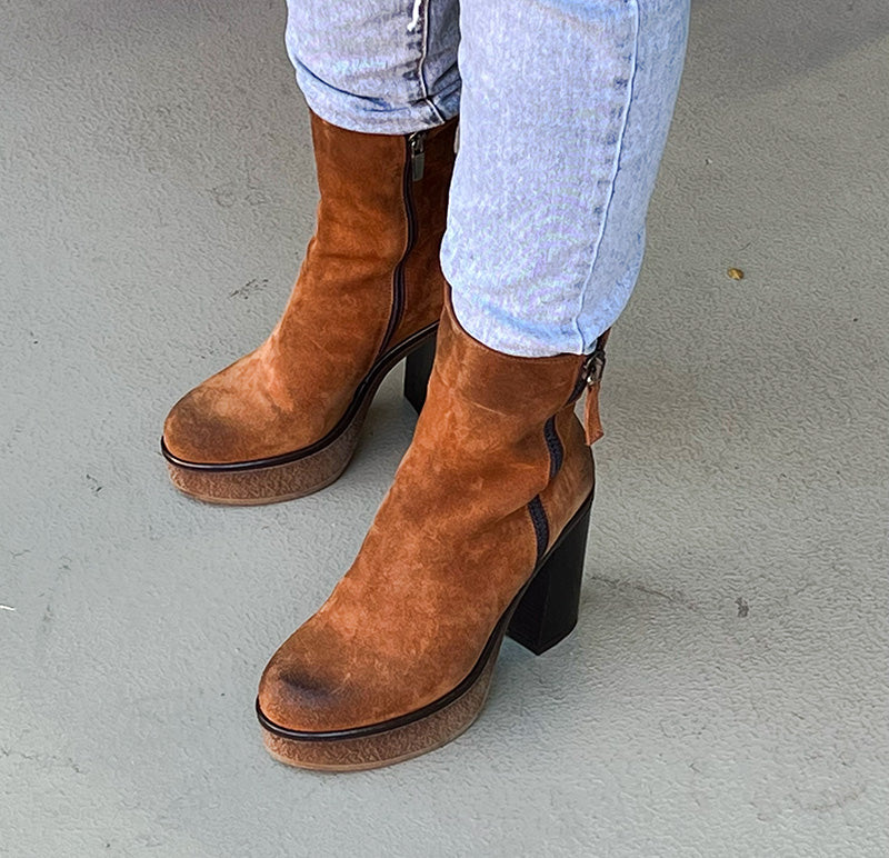 7106 Tan Women's Ankle Boots